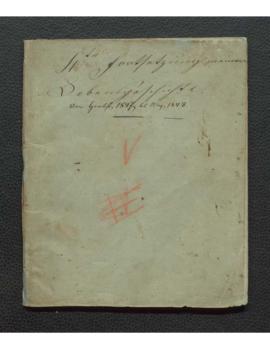 Tagebuch V Harbst 1847-1848
